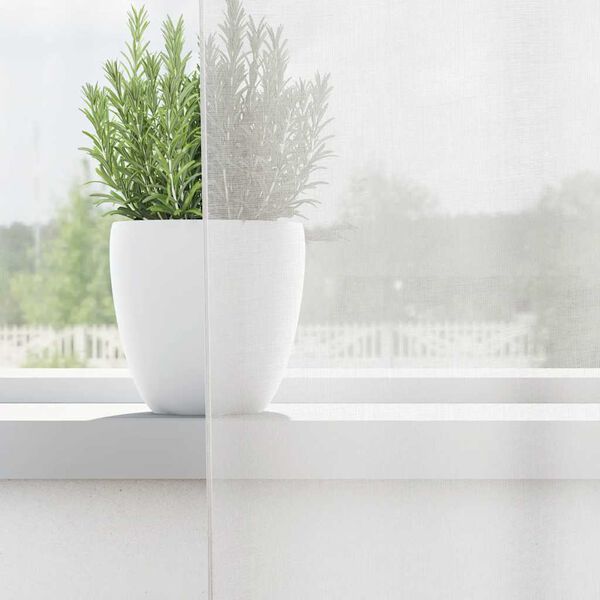 vidaXL Voile zavjese s petljama 2 kom bijele 140x245 cm