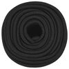 vidaXL Brodski konop tamnocrni 14 mm 25 m od polipropilena