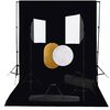 vidaXL Fotografska oprema sa softboxovima, pozadinom i reflektorom