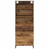 vidaXL Highboard Staro drvo 69,5 x 34 x 180 cm Konstruirano drvo