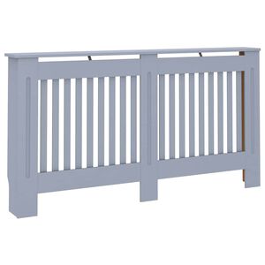 vidaXL Pokrov za radijator antracit 152 x 19 x 81,5 cm MDF