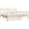 vidaXL Okvir za krevet od masivnog drva 200 x 200 cm