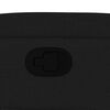 vidaXL Naslonjač za noge, crna tkanina