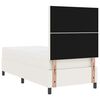 vidaXL Krevet s opruga kutije Krema i bijela 203 x 80 x 128 cm
