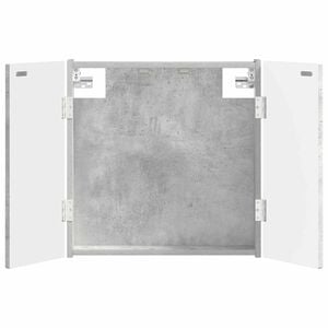 vidaXL Kabinet za mete ARNHEM Betonska siva 52,5 x 10,5 x 53,5 cm