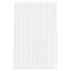 vidaXL Čipkasta zavjesa sa zavjesama Bijelo 260 x 300 cm Poliester