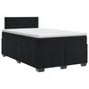 vidaXL Boxspring krevet s madracem Crna 120 x 200 cm Bar&scaron;un