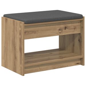 vidaXL Klupa za hodnik Zanatski Hrast 63 x 38 x 45 cm