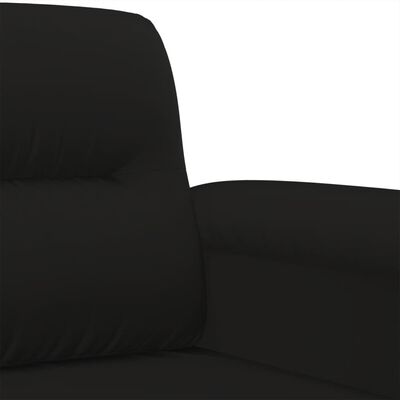 vidaXL Fotelja crna 60 cm od mikrovlakana