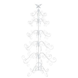 vidaXL Metalna božićna jelka KUOPIO 150 cm čelik White