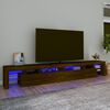 vidaXL TV ormarić s LED svjetlima boja smeđeg hrasta 260x36,5x40 cm