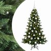 vidaXL Umjetno božićno drvce s kuglicom 120 cm 150 LED lampica