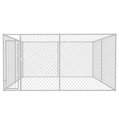 vidaXL Vanjski kavez za pse 4 x 4 x 2 m