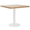 vidaXL Bistro stol svjetlosmeđi 80 x 80 cm MDF