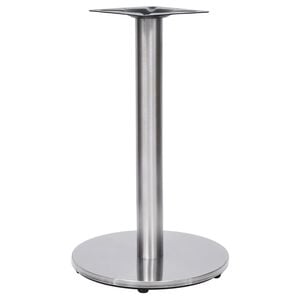 vidaXL Noga bistro stola srebrna &Oslash;45x72 cm nehrđajući čelik