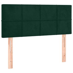 vidaXL Uzglavlje tamnozeleno 80 x 5 x 78/88 cm bar&scaron;unasto