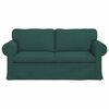 vidaXL Sofa 140cm Tamnozelena Metal
