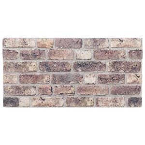 vidaXL 3D zidni paneli 10 kom tamnosmeđi 100 x 50 cm EPS