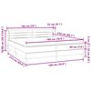 vidaXL Box Spring krevet s madracima tamnoplavi 180x210 cm bar&scaron;un