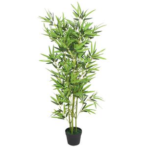 vidaXL Umjetni Bambus s Lončanicom 120 cm Zeleni