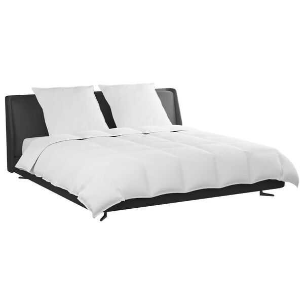 vidaXL Set deka s jastukom 3 pcs Bijelo Perje