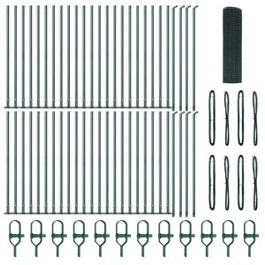 vidaXL Stup za ogradu Zelena