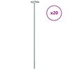 vidaXL Kolci za vrtne biljke 20 kom tamnozeleni 61 cm čelični