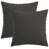 vidaXL Presvlaka za jastuk 2 pcs HEERLEN Tamnosiva 30 x 30 cm