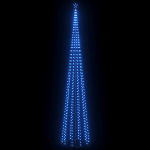 vidaXL Stožasto božićno drvce sa 752 plave LED žarulje 160 x 500 cm