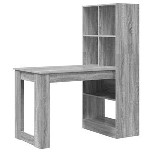 vidaXL Stol Siva Sonoma Konstruirano drvo 122 x 67 x 145 cm