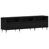 vidaXL TV ormar 150 x 30 x 44,5 cm Crni hrast Konstruirano drvo