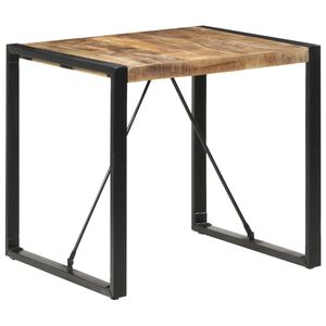 vidaXL Blagovaonski stol 80 x 80 x 75 cm od grubog drva manga
