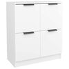 vidaXL Komoda bijela 60x30x70 cm od konstruiranog drva