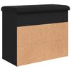 vidaXL Klupa za cipele crna 62x32x50 cm od konstruiranog drva