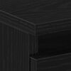 vidaXL Noćni ormar Crni hrast 40 x 35 x 69 cm Konstruirano drvo
