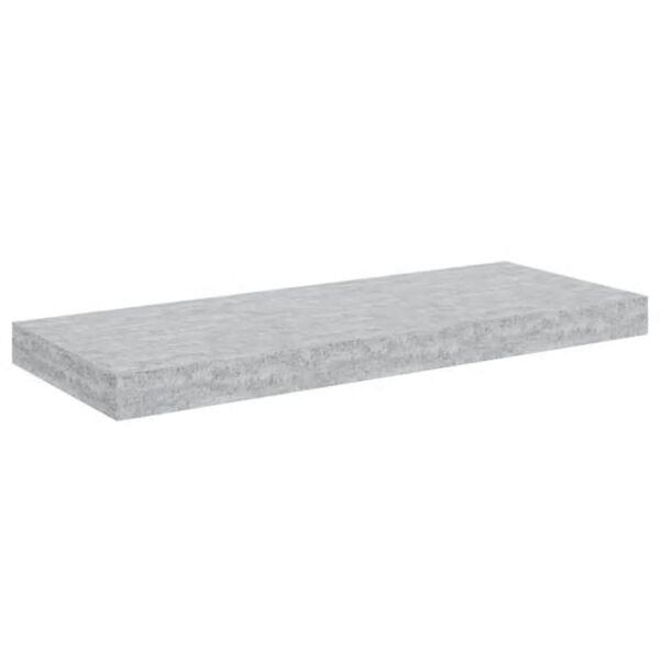 vidaXL Plutajuća zidna polica siva boja betona 60 x 23,5 x 3,8 cm MDF