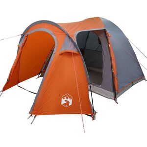 vidaXL &Scaron;ator s kupolom Kupola Siva i narančasta 384 x 254 x 170 cm