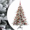 vidaXL Umjetno božićno drvce s kuglicom 150 cm 150 LED lampica