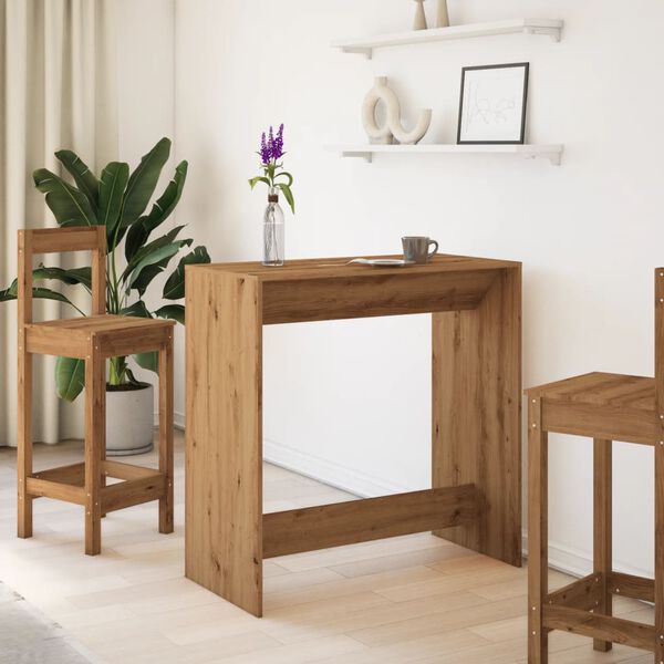 vidaXL Barski stol boja hrasta 102 x 50 x 103,5 cm konstruirano drvo