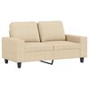 vidaXL 3-dijelni set sofa krem od mikrovlakana