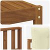 vidaXL Set vanjskih sofa s jastukom 6 pcs Prirodna i krem
