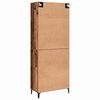 vidaXL Highboard 2 pcs Staro drvo Konstruirano drvo