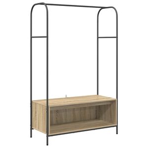 vidaXL Stalak za odjeću Smeđi hrast 100 x 44 x 160 cm