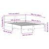 vidaXL Okvir kreveta bez madraca bijeli 120 x 200 cm masivna borovina