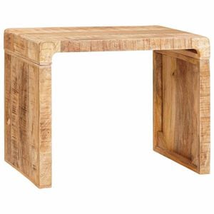 vidaXL Konačna Stolić Smeđa 60 x 35 x 46 cm Čvrsto drvo manga
