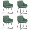 vidaXL Trpezarijske stolice 4 kom. Bar&scaron;un Morska zelena