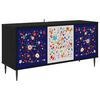 vidaXL TV ormar MAINZ 102 x 33 x 51 cm Crni hrast Konstruirano drvo