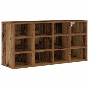 vidaXL Ormar za cipele 103 x 30 x 51 cm Konstruirano drvo Staro drvo