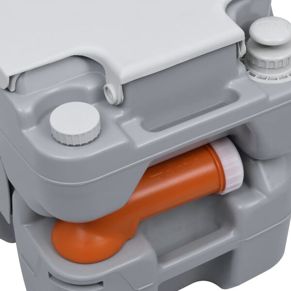 vidaXL Prijenosni set toaleta za kampiranje i spremnika za vodu