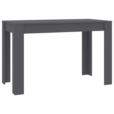 vidaXL Blagovaonski stol sivi 120 x 60 x 76 cm od iverice